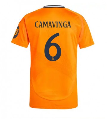 Real Madrid Eduardo Camavinga #6 Udebanetrøje 2024-25 Kort ærmer